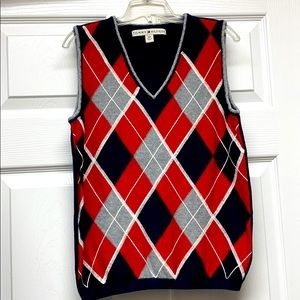 Tommy Hilfiger women’s argyle sweater vest size S